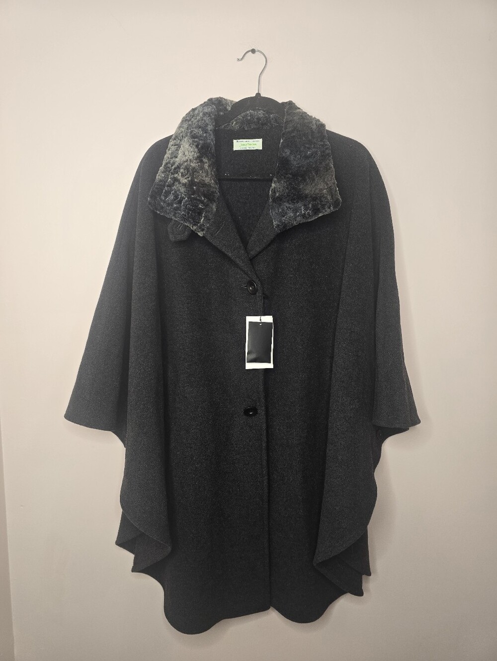 Jimmy Hourihan Irish Wool Cashmere womens Cape Coat